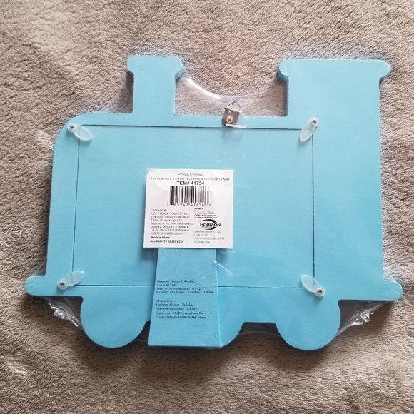 Blue Train Wooden Picture Frame - Picture 2 of 5